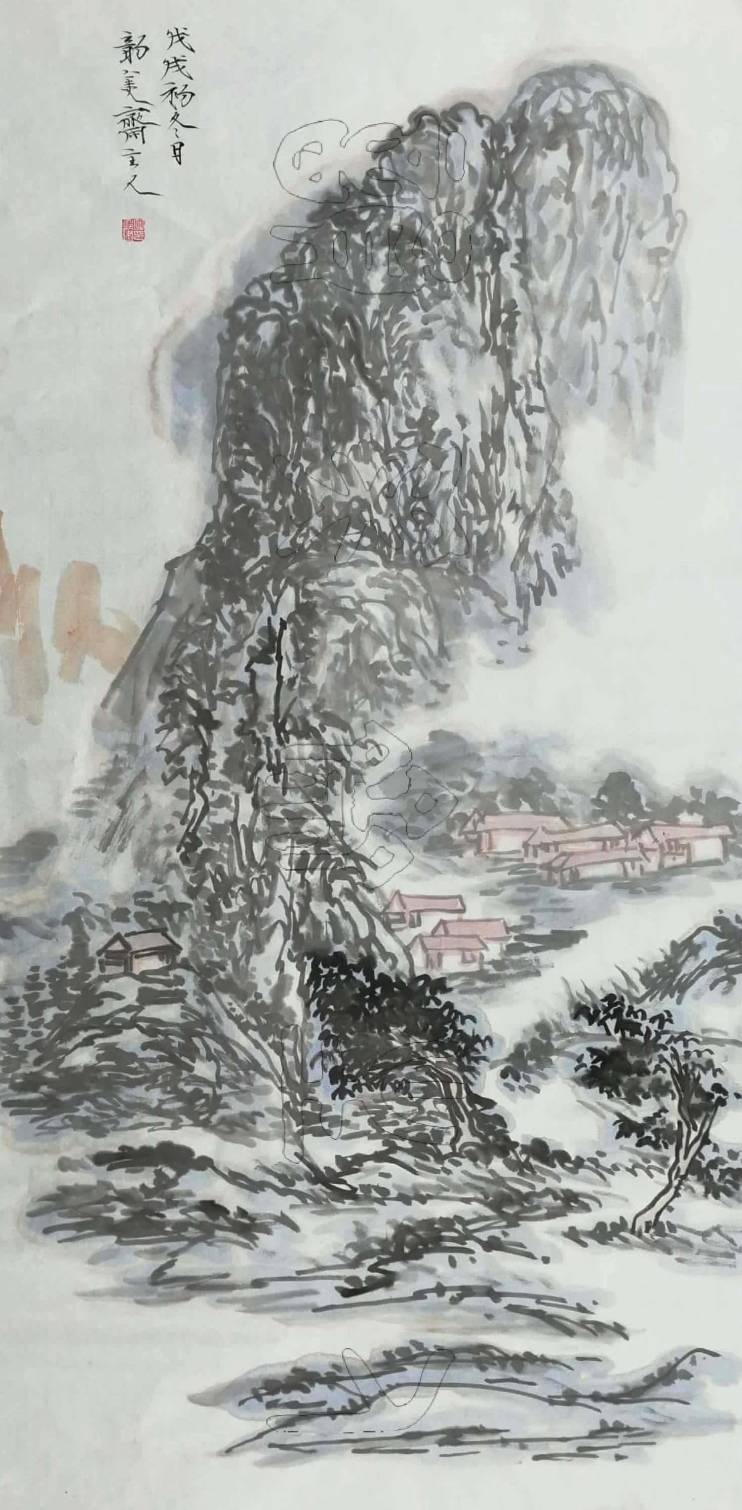 临山水画作